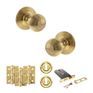 Old English Ripon Door Knob Pack - Lock Set additional 42