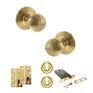Old English Ripon Door Knob Pack - Lock Set additional 38