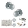 Old English Ripon Door Knob Pack - Lock Set additional 35