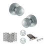 Old English Ripon Door Knob Pack - Lock Set additional 33