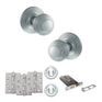 Old English Ripon Door Knob Pack - Lock Set additional 31
