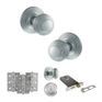 Old English Ripon Door Knob Pack - Lock Set additional 30