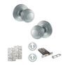 Old English Ripon Door Knob Pack - Lock Set additional 29