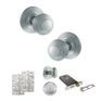Old English Ripon Door Knob Pack - Lock Set additional 28