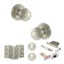 Old English Ripon Door Knob Pack - Lock Set additional 27