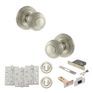 Old English Ripon Door Knob Pack - Lock Set additional 26