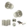 Old English Ripon Door Knob Pack - Lock Set additional 23