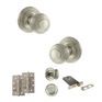 Old English Ripon Door Knob Pack - Lock Set additional 19