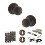Old English Ripon Door Knob Pack - Lock Set additional 7
