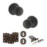 Old English Ripon Door Knob Pack - Lock Set additional 6
