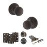 Old English Ripon Door Knob Pack - Lock Set additional 5