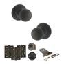 Old English Ripon Door Knob Pack - Lock Set additional 3