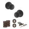 Old English Ripon Door Knob Pack - Lock Set additional 2