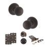 Old English Ripon Door Knob Pack - Lock Set additional 1