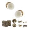 Old English Skipton Door Knob Pack - Bathroom Set additional 3