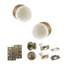 Old English Skipton Door Knob Pack - Bathroom Set additional 6