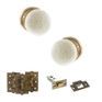 Old English Skipton Door Knob Pack - Latch Set additional 2