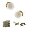 Old English Skipton Door Knob Pack - Latch Set additional 7