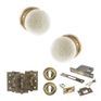 Old English Skipton Door Knob Pack (Lock Set) additional 2