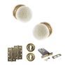 Old English Skipton Door Knob Pack (Lock Set) additional 27