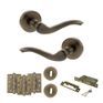 Old English Warwick Door Handle Pack - 3 Lever Lock Set additional 21