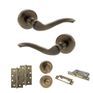 Old English Warwick Door Handle Pack - Bathroom Set additional 21