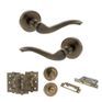 Old English Warwick Door Handle Pack - Bathroom Set additional 24