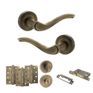 Old English Warwick Door Handle Pack - Bathroom Set additional 31