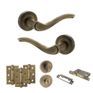 Old English Warwick Door Handle Pack - Bathroom Set additional 36