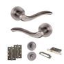 Old English Warwick Door Handle Pack - Bathroom Set additional 9