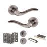 Old English Warwick Door Handle Pack - Bathroom Set additional 11