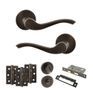 Old English Warwick Door Handle Pack - Bathroom Set additional 18