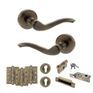 Old English Warwick Door Handle Pack - Euro Lock Set additional 22