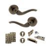Old English Warwick Door Handle Pack - Euro Lock Set additional 23