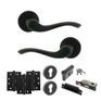 Old English Warwick Door Handle Pack - Euro Lock Set additional 4