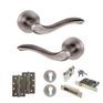 Old English Warwick Door Handle Pack - Euro Lock Set additional 13