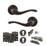 Old English Warwick Door Handle Pack - Euro Lock Set additional 15
