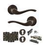 Old English Warwick Door Handle Pack - Euro Lock Set additional 16