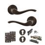 Old English Warwick Door Handle Pack - Euro Lock Set additional 18