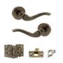 Old English Warwick Door Handle Pack - Latch Set additional 20