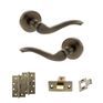 Old English Warwick Door Handle Pack - Latch Set additional 24