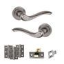 Old English Warwick Door Handle Pack - Latch Set additional 26