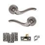 Old English Warwick Door Handle Pack - Latch Set additional 19