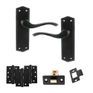 Old English Warwick Door Handle Pack - Latch Set additional 3
