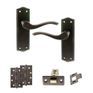 Old English Warwick Door Handle Pack - Latch Set additional 17