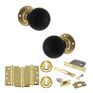 Old English Whitby Door Knob Pack - Lock Set additional 3