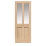 JB Kind Rushmore Unfinished Oak Glazed Internal Door additional 1
