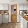 JB Kind Rushmore Unfinished Oak Glazed Internal Door additional 2