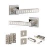 Senza Pari Bianca Door Handle Pack (3 Lever Lock Set) additional 6