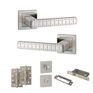 Senza Pari Bianca Door Handle Pack (Bathroom Set) additional 3